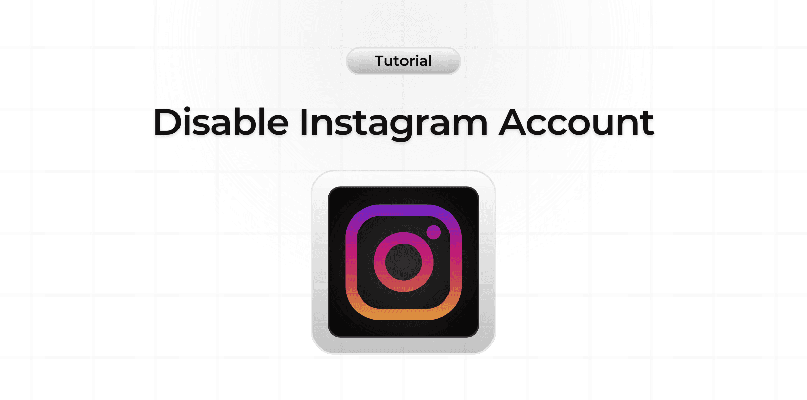How to Disable Instagram Account?